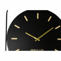 Horloge Murale DKD Home Decor Blanc Noir Fer (2 pcs) (40.5 x 5 x 65.5 cm)