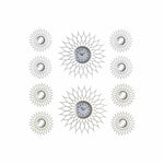 Montre DKD Home Decor Argent Champagne polypropylène Miroir (5 pcs) (2 pcs)