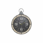 Horloge Murale DKD Home Decor Noir Fer Bois MDF (40 x 6 x 52 cm)