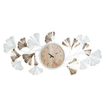 Horloge Murale DKD Home Decor Volets Doré Métal Blanc Bois MDF (109 x 6 x 59 cm)