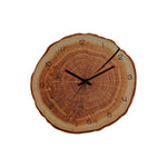 Horloge Murale DKD Home Decor Bois Bois MDF (35 x 3 x 35 cm)