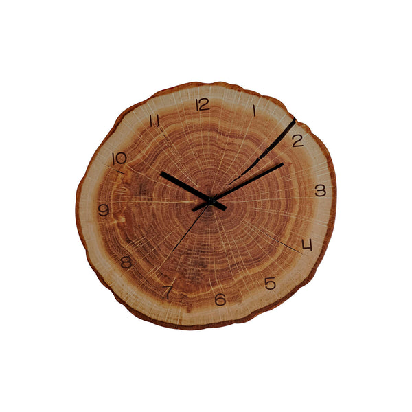 Horloge Murale DKD Home Decor Bois Bois MDF (35 x 3 x 35 cm)