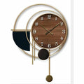 Horloge Murale DKD Home Decor Fer Doré Bois MDF (60 x 4.5 x 60 cm)