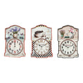 Horloge Murale DKD Home Decor Fer (30 x 4 x 56 cm) (3 pcs)