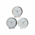 Horloge de table DKD Home Decor Gris Rose PVC (16 x 4 x 17 cm) (3 pcs)