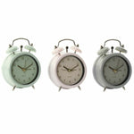 Horloge de table DKD Home Decor Rose Métal Vert (8 x 3.5 x 10 cm) (3 pcs)