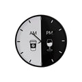 Horloge Murale DKD Home Decor Noir Métal Blanc (60 x 4 x 60 cm)