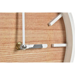 Horloge Murale DKD Home Decor Naturel MDF Blanc (23,5 x 4 x 23,5 cm)