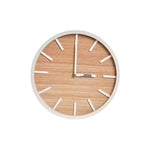 Horloge Murale DKD Home Decor Naturel MDF Blanc (23,5 x 4 x 23,5 cm)