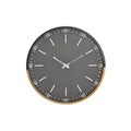 Horloge Murale DKD Home Decor Verre Noir Doré Métal (50 x 5 x 50 cm)