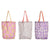 Sac à Achats DKD Home Decor Fleurs Nylon (43 x 15 x 42 cm) (3 Unités)