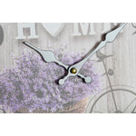 Horloge Murale DKD Home Decor Gris Bicyclette MDF (33 x 4 x 33 cm) (2 Unités)