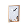 Horloge Murale DKD Home Decor Bois Blanc Maisons (20 x 4 x 30 cm)