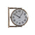 Horloge Murale DKD Home Decor Verre Doré Blanc Fer (36 x 9 x 38 cm)