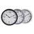 Horloge Murale DKD Home Decor Verre Noir Gris Blanc PVC (30 x 4,3 x 30 cm)