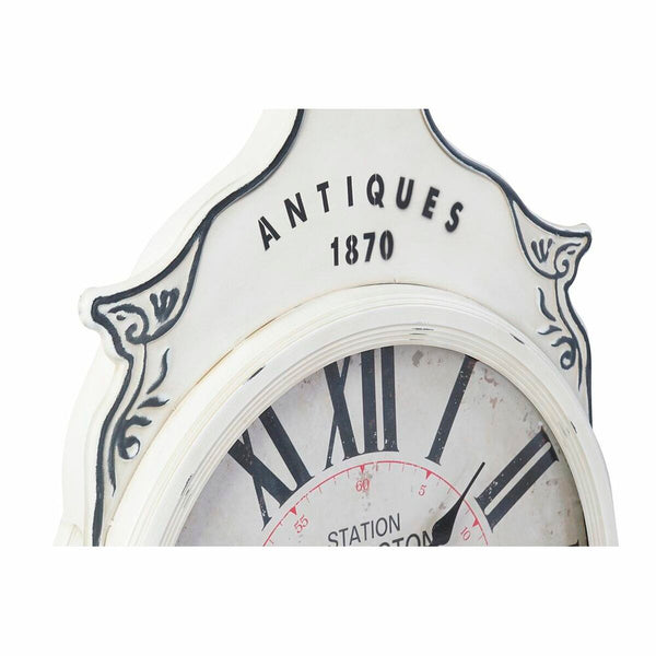 Horloge Murale DKD Home Decor Verre Noir Blanc Fer (61 x 6 x 89 cm)