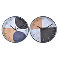 Horloge Murale DKD Home Decor Multicouleur PVC (30 x 4 x 30 cm)