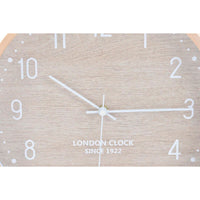 Horloge Murale DKD Home Decor Gris Beige PVC (30 x 4 x 30 cm)