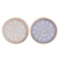 Horloge Murale DKD Home Decor Gris Beige PVC (30 x 4 x 30 cm)