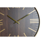 Horloge Murale DKD Home Decor Noir MDF Fer (40 x 4 x 40 cm)