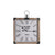 Horloge Murale DKD Home Decor Naturel MDF Blanc Fer (60 x 4,5 x 75 cm)