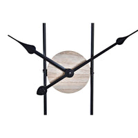 Horloge Murale DKD Home Decor Noir Métal Bois (70 x 4 x 70 cm)