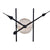 Horloge Murale DKD Home Decor Noir Métal Bois (70 x 4 x 70 cm)