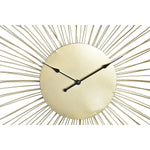 Horloge Murale DKD Home Decor Fleur Doré Métal (57 x 4 x 57 cm)