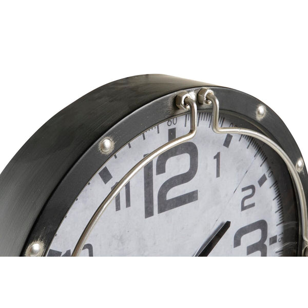 Horloge Murale DKD Home Decor Verre Fer 2 Unités (40,5 x 10 x 40,5 cm)