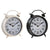 Horloge de table DKD Home Decor Verre Noir Blanc Fer (21 x 6,5 x 27 cm) (2 Unités)