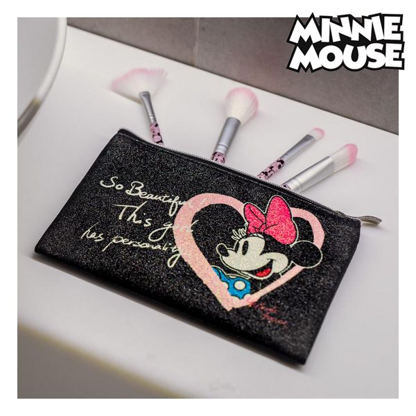 Kit de broche de maquillage Minnie Mouse (5 pcs) Noir