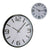 Horloge Murale Blanc Noir et blanc Verre Plastique (33 x 4 x 33 cm)