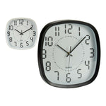 Horloge Murale Blanc Noir (31 x 4,5 x 31 cm)