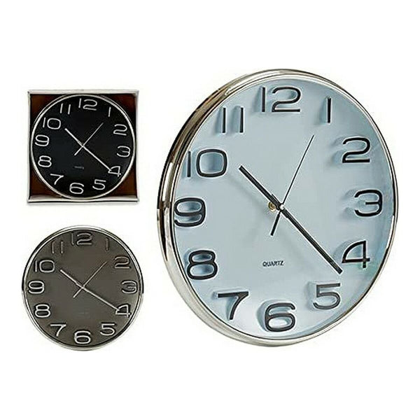 Horloge Murale Verre Plastique (33 x 5 x 33 cm)