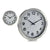 Horloge Murale Argent 60 cm