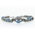 Bracelet Femme Time Force TS5086BS Bleu Acier Argenté (19 cm)