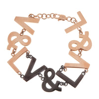 Bracelet Femme Victorio & Lucchino VJ0173BR Noir Rose Acier