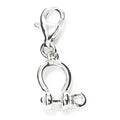 Perle de verre Femme Xenox CHARM_MOSQUETON Argenté (1 cm)