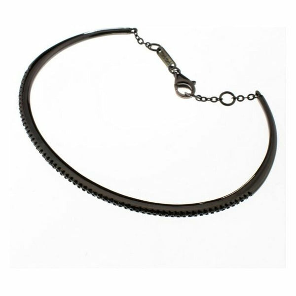 Bracelet Folli Follie 3B15S135KK Noir Argent 925 (5,5 cm)