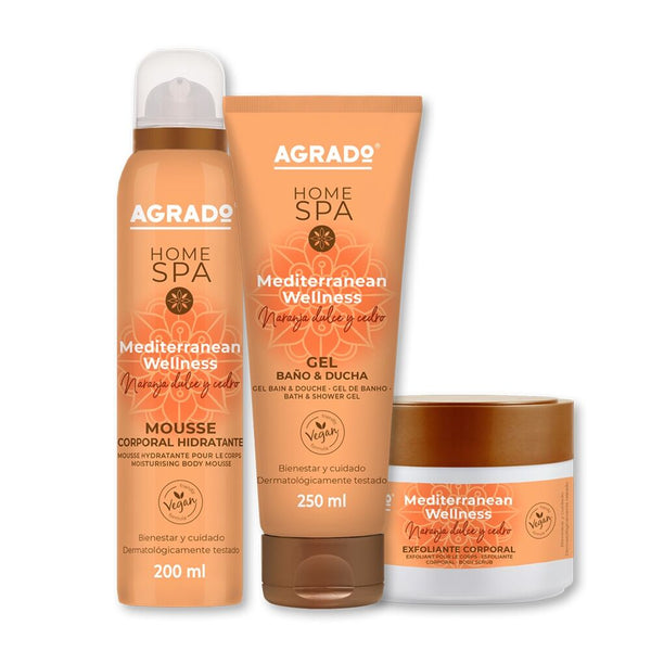 Coffret cadeau Agrado Home Spa Mediterranean Wellness (3 pcs)