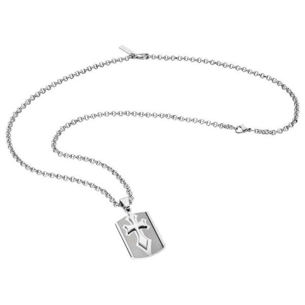 Pendentif Homme Police S14BG0 (70 cm) (70 cm)