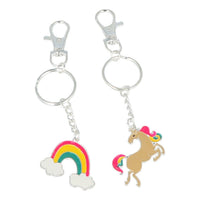 Porte-clés Inca Licorne Arc-en-ciel (2 pcs)