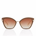 Lunettes de soleil Catwalk Valeria Mazza Design Beige (60 mm)