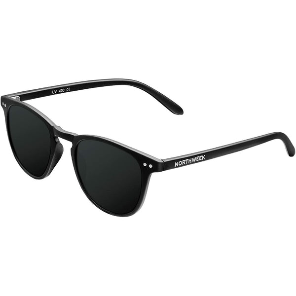 Lunettes de soleil Unisexe Northweek Wall All Black Noir (Ø 45 mm)