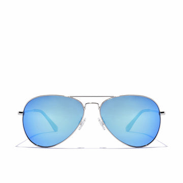 Lunettes de soleil Unisexe Hawkers Hawk Argenté Bleu Polarisées (Ø 54 mm)