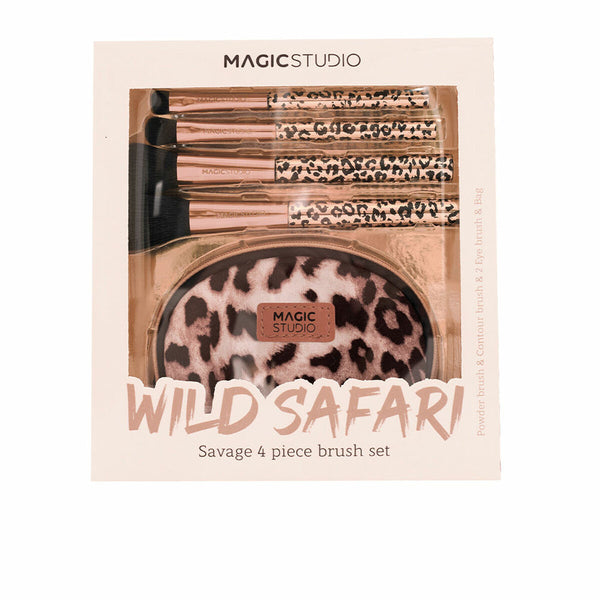 Kit de broche de maquillage Magic Studio Wild Safari Savage (5 Pièces)