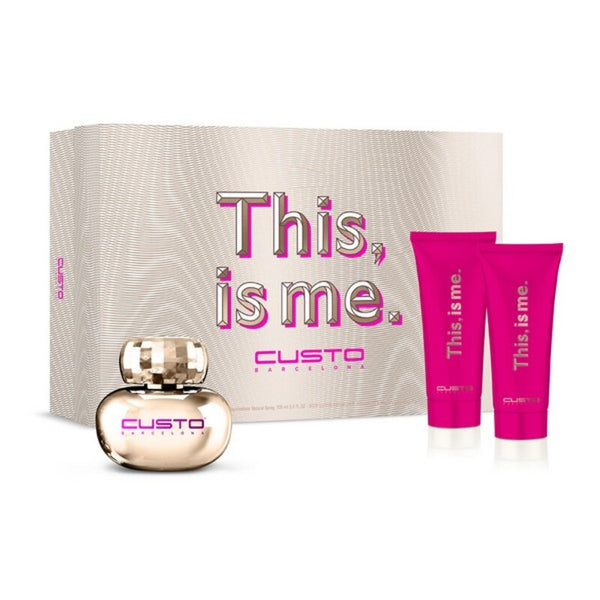 Set de Parfum Femme This Is Me Custo EDP (3 pcs) (3 pcs)