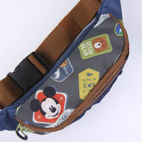 Sac banane Mickey Mouse Bleu (27 x 15 x 9 cm)