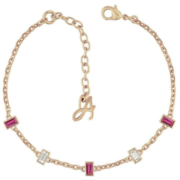 Bracelet Femme 5448568 Rose Métal (6 cm)