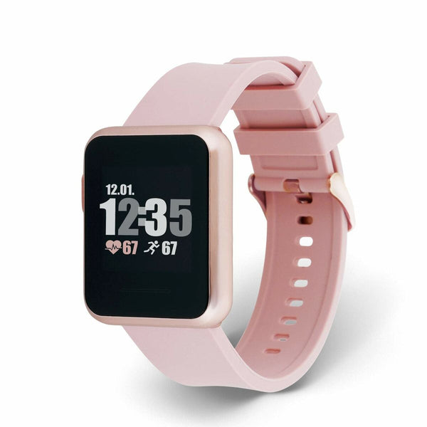 Bracelet d'activités X-WATCH Rose IP68 Moniteur de rythme cardiaque (Reconditionné A)